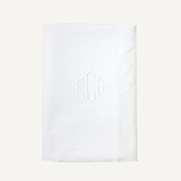 VINTAGE MONOGRAMMED PERCALE SHEET