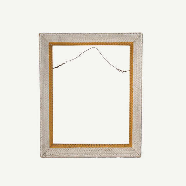 VINTAGE PAINTED TRAMP ART FRAME