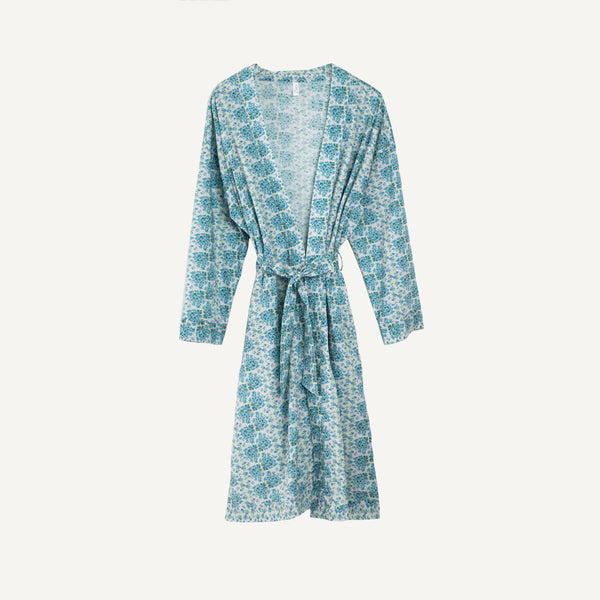 DOMI ORGANIC COTTON FORGET-ME-NOT ROBE