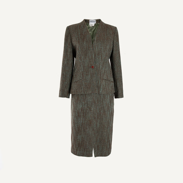 VINTAGE DIANE VON FURSTENBERG + PLAIN GOODS SKIRT SUIT