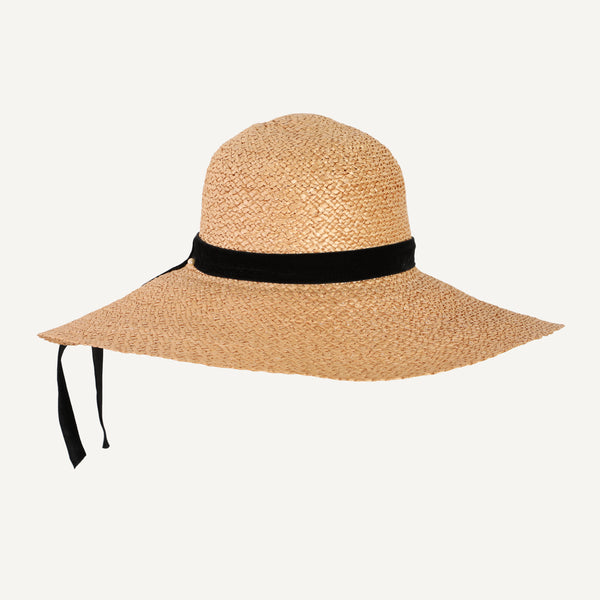 VINTAGE STRAW HAT BY GERTZ OF LONG ISLAND