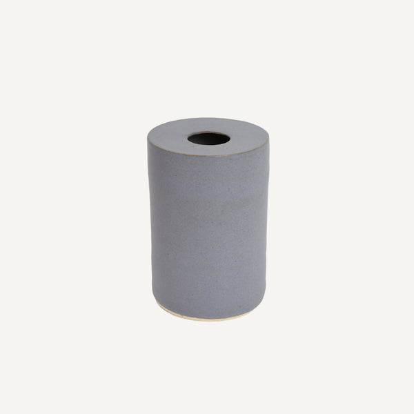 POTTERY CYLINDER VASE LAVENDER