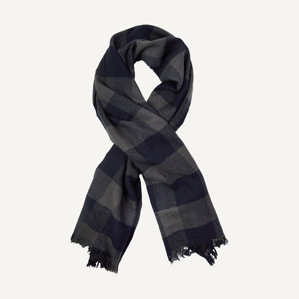 PLAIN GOODS BUFFALO PLAID SCARF
