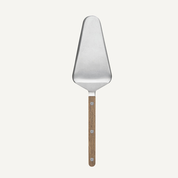 TEAK TART SERVER