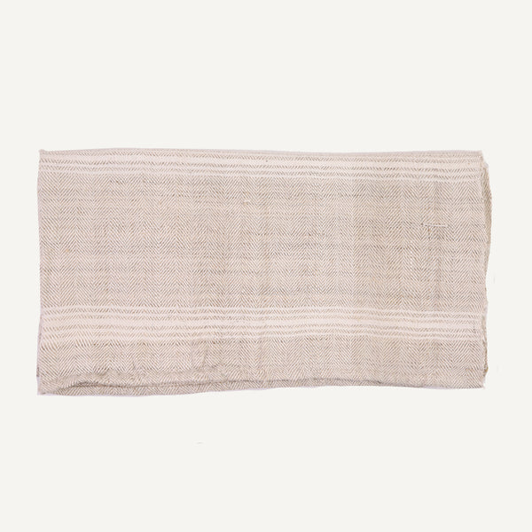 VINTAGE STRIPED HEMP TOWEL