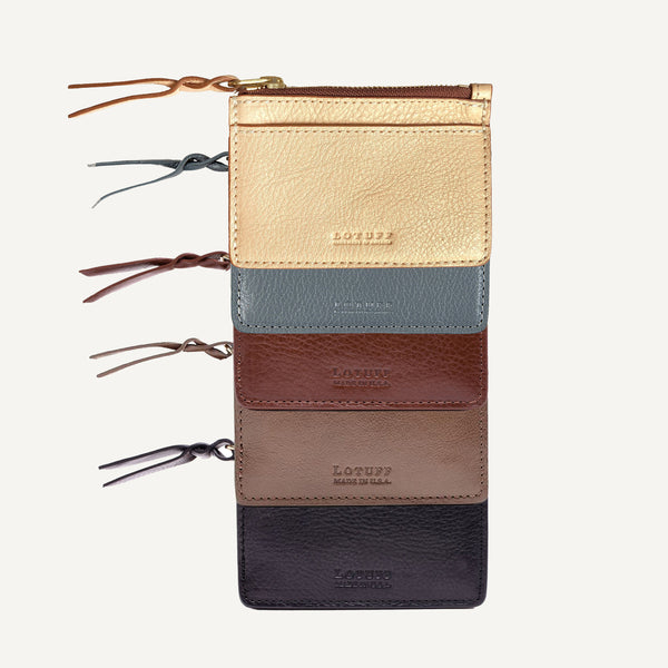 LOTUFF ZIPPER CREDIT CARD WALLET