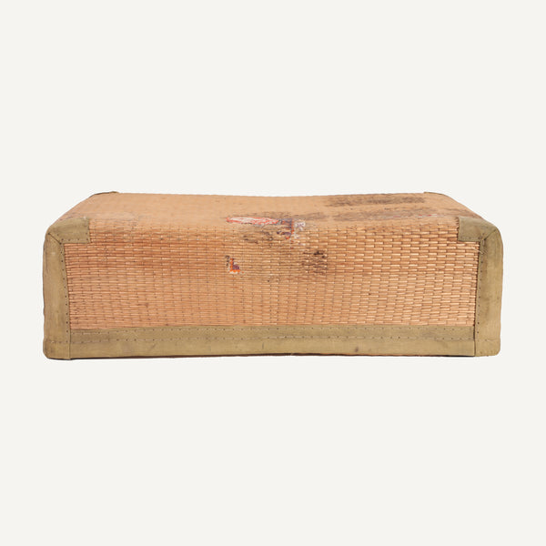 ANTIQUE REED TRAVELING BASKET